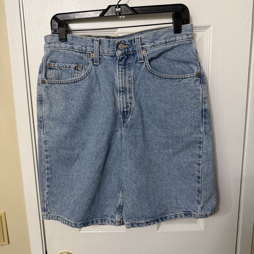 Levi's Mens's Y2K Red Tag 550 Relaxed Fit Jean Shorts Size 32 Grunge